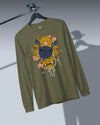 Samurai French Bulldog Unisex Long Sleeve Tee