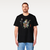 Samurai Frog Acoustic Guitar Organic T-Shirt - Samurai Original
