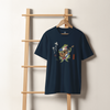Samurai Frog Acoustic Guitar Organic T-Shirt - Samurai Original
