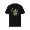 Samurai Frog Acoustic Guitar Organic T-Shirt Black - Samurai Original