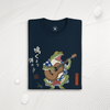 Samurai Frog Acoustic Guitar Organic T-Shirt - Samurai Original