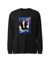 Samurai Gamer 2 Streamer Ukiyo-e Unisex Long Sleeve Tee Black - Samurai Original