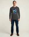 Samurai Gamer Streamer Ukiyo-e Unisex Long Sleeve Tee - Samurai Original