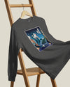 Samurai Gamer Streamer Ukiyo-e Unisex Long Sleeve Tee - Samurai Original