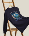Samurai Gamer Streamer Ukiyo-e Unisex Long Sleeve Tee - Samurai Original