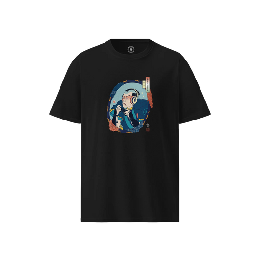 Samurai Gamer Ukiyo-e Unisex organic t-shirt No.3