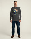 Samurai Glassblowing Ukiyo-e Unisex Long Sleeve Tee