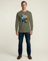 Samurai Glassblowing Ukiyo-e Unisex Long Sleeve Tee
