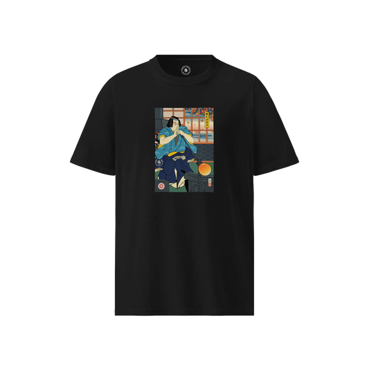 Samurai Glassblowing Ukiyo-e Unisex organic t-shirt