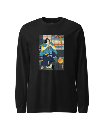 Samurai Glassblowing Ukiyo-e Unisex Long Sleeve Tee