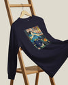Samurai Glassblowing Ukiyo-e Unisex Long Sleeve Tee