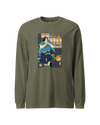 Samurai Glassblowing Ukiyo-e Unisex Long Sleeve Tee