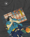 Samurai Glassblowing Ukiyo-e Unisex Long Sleeve Tee