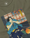 Samurai Glassblowing Ukiyo-e Unisex Long Sleeve Tee