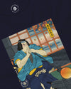 Samurai Glassblowing Ukiyo-e Unisex Long Sleeve Tee