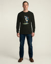 Samurai Golf Player Ukiyo-e 2 Unisex Long Sleeve Tee - Samurai Original
