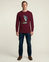 Samurai Golf Player Ukiyo-e 2 Unisex Long Sleeve Tee - Samurai Original