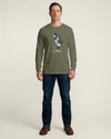 Samurai Golf Player Ukiyo-e 2 Unisex Long Sleeve Tee - Samurai Original