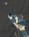 Samurai Golf Player Ukiyo-e 2 Unisex Long Sleeve Tee - Samurai Original