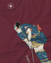 Samurai Golf Player Ukiyo-e 2 Unisex Long Sleeve Tee - Samurai Original