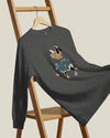 Samurai Golf Player Ukiyo-e Unisex Long Sleeve Tee - Samurai Original