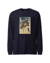 Samurai Graphic Design Ukiyo-e Unisex Long Sleeve Tee