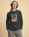 Samurai Graphic Design Ukiyo-e Unisex Long Sleeve Tee