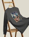 Samurai Guitar Player 2 Music Ukiyo-e Unisex Long Sleeve Tee