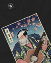 Samurai Guitar Player 2 Music Ukiyo-e Unisex Long Sleeve Tee
