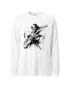 Samurai Guitar Sumi-e Unisex Long Sleeve Tee