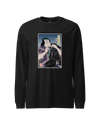 Samurai Harmonica Player Music Ukiyo-e Unisex Long Sleeve Tee Black - Samurai Original