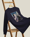 Samurai Harmonica Player Music Ukiyo-e Unisex Long Sleeve Tee - Samurai Original