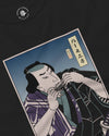 Samurai Harmonica Player Music Ukiyo-e Unisex Long Sleeve Tee - Samurai Original