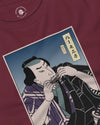 Samurai Harmonica Player Music Ukiyo-e Unisex Long Sleeve Tee - Samurai Original