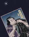 Samurai Harmonica Player Music Ukiyo-e Unisex Long Sleeve Tee - Samurai Original