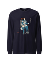 Samurai Hiking Japanese Ukiyo-e Unisex Long Sleeve Tee
