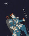 Samurai Hiking Japanese Ukiyo-e Unisex Long Sleeve Tee