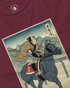 Samurai Horse Racing Ukiyo-e Unisex Long Sleeve Tee