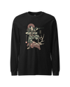 Samurai Hunting Prey Ukiyo-e Unisex Long Sleeve Tee