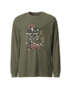Samurai Hunting Prey Ukiyo-e Unisex Long Sleeve Tee