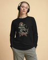 Samurai Hunting Prey Ukiyo-e Unisex Long Sleeve Tee