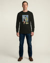Samurai I Got Vaccinated Ukiyo-e Unisex Long Sleeve Tee