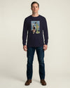 Samurai I Got Vaccinated Ukiyo-e Unisex Long Sleeve Tee