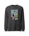 Samurai I Got Vaccinated Ukiyo-e Unisex Long Sleeve Tee