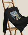Samurai I Got Vaccinated Ukiyo-e Unisex Long Sleeve Tee