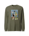 Samurai I Got Vaccinated Ukiyo-e Unisex Long Sleeve Tee