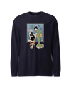 Samurai I Got Vaccinated Ukiyo-e Unisex Long Sleeve Tee