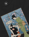 Samurai I Got Vaccinated Ukiyo-e Unisex Long Sleeve Tee