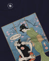 Samurai I Got Vaccinated Ukiyo-e Unisex Long Sleeve Tee