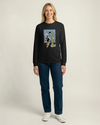 Samurai I Got Vaccinated Ukiyo-e Unisex Long Sleeve Tee